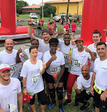 Cegelec Guyane au Marathon de l’Espace